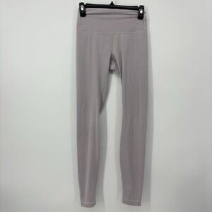 Lululemon Wunder Under Leggings Womens 4‎ Lavender Purple Inseam 28” W5BY1S
